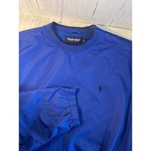 Polo Golf Ralph Lauren Men's Blue Pullover Windbreaker Jacket Size M